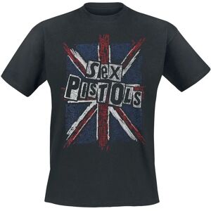 Sex Pistols Union Jack T-Skjorte - Korte ermer - Svart - Vanlig passform - Herre Sex Pistols Union Jack T-Skjorte - Korte ermer - Svart - Vanlig passform - Herre