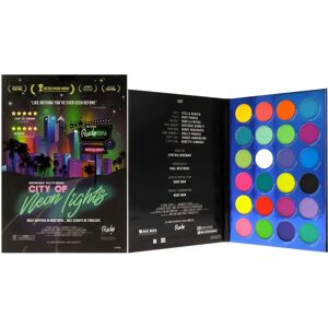 Rude Cosmetics Ville des Néons 24 Pigments Vifs & Palette Ombres - Palette Ombres - Publicité Rude Cosmetics Ville des Néons 24 Pigments Vifs & Palette Ombres - Palette Ombres - Publicité