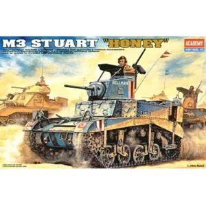 Zestaw modelarski wojskowy M3 Stuart Honey 1/35 od Academy - Edycja limitowana Zestaw modelarski wojskowy M3 Stuart Honey 1/35 od Academy - Edycja limitowana