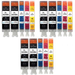 Go Inks HP 920XL Compatible Ink Cartridges - Black, Cyan, Magenta Go Inks HP 920XL Compatible Ink Cartridges - Black, Cyan, Magenta