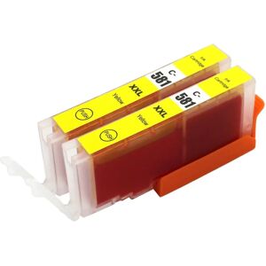 Cartouche d'Encre Jaune Go Inks pour Canon Pixma - Pack de 2 - Publicité Cartouche d'Encre Jaune Go Inks pour Canon Pixma - Pack de 2 - Publicité