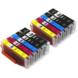 Go Inks PGI-580 & CLI-581 Ink Cartridge Set - 10 Pack - Black, Cyan, Magenta, Yellow Go Inks PGI-580 & CLI-581 Ink Cartridge Set - 10 Pack - Black, Cyan, Magenta, Yellow