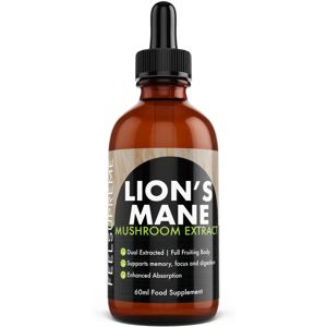 Feel Supreme Lions Mane Mushroom Tincture Organic Supplements - Lions Mane Mushroom Extract 60ml Feel Supreme Lions Mane Mushroom Tincture Organic Supplements - Lions Mane Mushroom Extract 60ml
