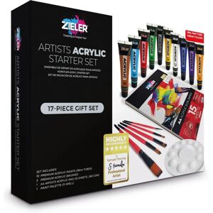 Zieler - Ensemble d'acryliques pour artistes - fournitures d'art - Publicité Zieler - Ensemble d'acryliques pour artistes - fournitures d'art - Publicité