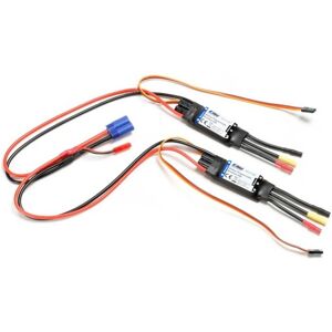 E-Flite - ESC-40A Twin Mtr Set - Doble 40A ESC - Set de motor RC E-Flite - ESC-40A Twin Mtr Set - Doble 40A ESC - Set de motor RC