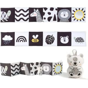Taf Toys Baby Activity Book - Black & White Savannah Taf Toys Baby Activity Book - Black & White Savannah