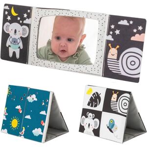 Taf Toys Baby Tummy Time Mirror Book - 18.5x13.5cm - Multicolor Taf Toys Baby Tummy Time Mirror Book - 18.5x13.5cm - Multicolor