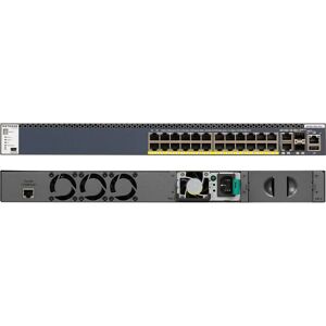 Switch NETGEAR M4300-28G-PoE+ - Géré - L3 - 10G - Noir - Publicité Switch NETGEAR M4300-28G-PoE+ - Géré - L3 - 10G - Noir - Publicité