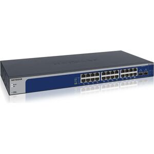 NETGEAR XS724EM Managed 10G Ethernet Switch - 24 Poorten, Zwart NETGEAR XS724EM Managed 10G Ethernet Switch - 24 Poorten, Zwart