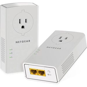 NETGEAR PLP2000-100FRS PowerLine adapter - 2000 Mbps - Wit NETGEAR PLP2000-100FRS PowerLine adapter - 2000 Mbps - Wit