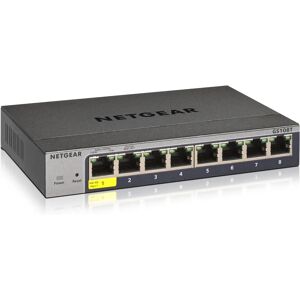 NETGEAR GS108T-300PES Managed Gigabit Switch - Grau NETGEAR GS108T-300PES Managed Gigabit Switch - Grau