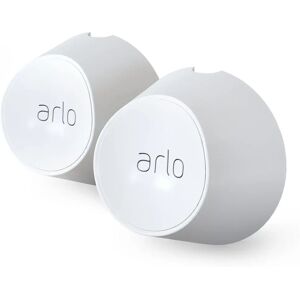 Arlo White Magnetic Wall Mounts - Security Camera Accessory Arlo White Magnetic Wall Mounts - Security Camera Accessory