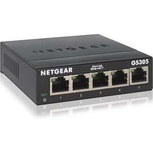NETGEAR GS305 Unmanaged L2 Gigabit Ethernet - Switch NETGEAR GS305 Unmanaged L2 Gigabit Ethernet - Switch