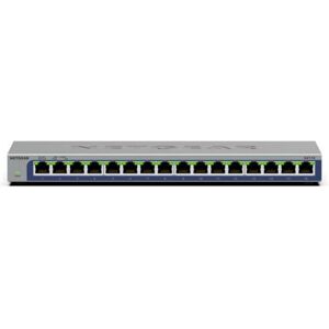 NETGEAR GS116 16-Port Gigabit Ethernet Switch - Black NETGEAR GS116 16-Port Gigabit Ethernet Switch - Black