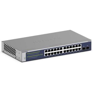 NETGEAR GS724Tv6 Managed Layer 2+/Layer 3 Gigabit Ethernet Switch - Blue NETGEAR GS724Tv6 Managed Layer 2+/Layer 3 Gigabit Ethernet Switch - Blue