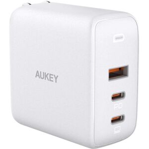 Ładowarka USB AUKEY Omnia Mix3 - Biała - USB-C, 90W Ładowarka USB AUKEY Omnia Mix3 - Biała - USB-C, 90W