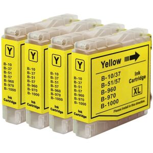 Cartouche d'Encre Jaune Compatible avec Go Inks LC970Y & LC1000Y - Pack de 3 - Publicité Cartouche d'Encre Jaune Compatible avec Go Inks LC970Y & LC1000Y - Pack de 3 - Publicité