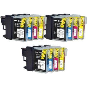 Go Inks Compatible LC980 & LC1100 Set of Ink Cartridges - 12 Pack Go Inks Compatible LC980 & LC1100 Set of Ink Cartridges - 12 Pack