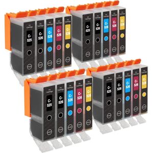 Canon compatible ink cartridges - 20 pack - Black, Cyan, Magenta, Yellow - For Pixma Canon compatible ink cartridges - 20 pack - Black, Cyan, Magenta, Yellow - For Pixma