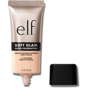e.l.f. Cosmetics Soft Glam Satin Foundation - Couverture moyenne - Végane et sans cruauté e.l.f. Cosmetics Soft Glam Satin Foundation - Couverture moyenne - Végane et sans cruauté
