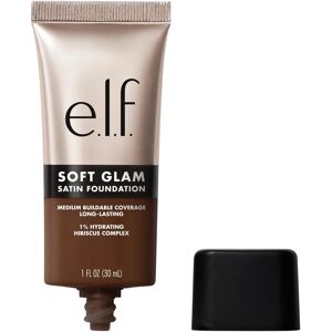 e.l.f. cosmetics Soft Glam Satin Foundation Middel dekkend Langdurig & Opbouwbaar e.l.f. cosmetics Soft Glam Satin Foundation Middel dekkend Langdurig & Opbouwbaar