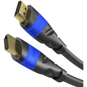 Cabo HDMI 10 m KabelDirekt - Alta velocidade com Ethernet - Preto Cabo HDMI 10 m KabelDirekt - Alta velocidade com Ethernet - Preto