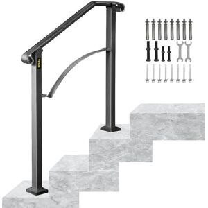 Vevor Iron Handrail Arch Fits 2 Steps - Handrail Vevor Iron Handrail Arch Fits 2 Steps - Handrail