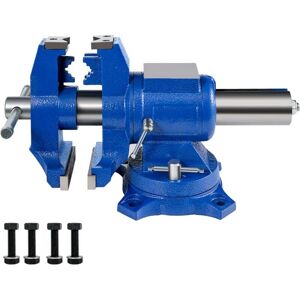 Vise de banc double pivot robuste - Vise de banc rotative de 6 pouces - Publicité Vise de banc double pivot robuste - Vise de banc rotative de 6 pouces - Publicité