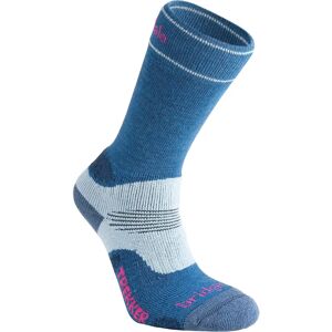Bridgedale Women's Merino Hiking Socks - Blue/Sky - Hike Midweight Boot Bridgedale Women's Merino Hiking Socks - Blue/Sky - Hike Midweight Boot