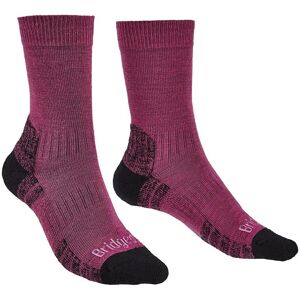 Bridgedale Womens Lightweight Merino Performance Walking Hiking Boot Socks - Berry Bridgedale Womens Lightweight Merino Performance Walking Hiking Boot Socks - Berry