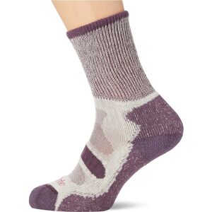 Bridgedale Womens Lightweight Coolmax Comfort Walking Hiking Boot Socks - Plum - Socks Bridgedale Womens Lightweight Coolmax Comfort Walking Hiking Boot Socks - Plum - Socks