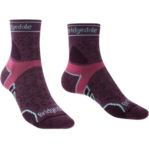 Bridgedale Damson Merino Trail Running Socks - Lightweight 3/4 Crew Bridgedale Damson Merino Trail Running Socks - Lightweight 3/4 Crew