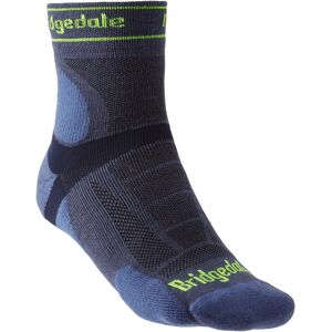 Bridgedale Mens Trail Run Ultralight T2 Sport 3/4 Crew Socks - Blue - Trail Running Socks Bridgedale Mens Trail Run Ultralight T2 Sport 3/4 Crew Socks - Blue - Trail Running Socks
