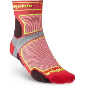 Bridgedale Mens Trail Run Ultralight T2 Sport 3/4 Crew Socks - Red Bridgedale Mens Trail Run Ultralight T2 Sport 3/4 Crew Socks - Red