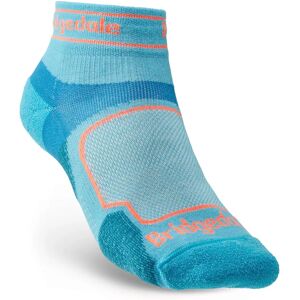 Bridgedale Brand Trail Run Ultralight T2 Coolmax Sport Low Women's - Blue Bridgedale Brand Trail Run Ultralight T2 Coolmax Sport Low Women's - Blue