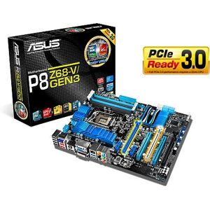 ASUS P8Z68-V/GEN3 Motherboard - LGA 1155, Intel Z68, DDR3, HDMI, USB 3.0 ASUS P8Z68-V/GEN3 Motherboard - LGA 1155, Intel Z68, DDR3, HDMI, USB 3.0
