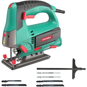 Hychika bezprzewodowa piła jigsa - Zmienna prędkość, cięcie 110mm, 800W Hychika bezprzewodowa piła jigsa - Zmienna prędkość, cięcie 110mm, 800W