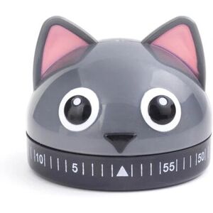 Kikkerland Timer för grå katt Kikkerland Timer för grå katt
