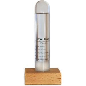 Kikkerland Storm Glass Weather Forecaster - Weather Glass with Crystals Kikkerland Storm Glass Weather Forecaster - Weather Glass with Crystals