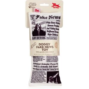 Kikkerland Dog Toy - Fake News - Durable Fabric, Rattling Balls, Non-Toxic Aluminum Kikkerland Dog Toy - Fake News - Durable Fabric, Rattling Balls, Non-Toxic Aluminum