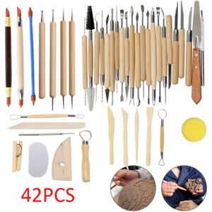 Unbranded 42Pcs Clay Carving Tools Set - Carving Tools Set Unbranded 42Pcs Clay Carving Tools Set - Carving Tools Set