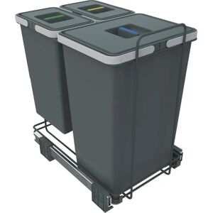 ELLETIPI 1954 ELLETIPI Gray Waste Bin - Waste Sorting ELLETIPI 1954 ELLETIPI Gray Waste Bin - Waste Sorting