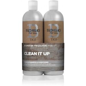 Tigi Bed Head For Men Clean It Up Shampoo & Conditioner Duo (2 x 750ml) Tigi Bed Head For Men Clean It Up Shampoo & Conditioner Duo (2 x 750ml)