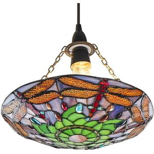 Happy Homewares - Dragonfly Tiffany Glass Pendant Shade Happy Homewares - Dragonfly Tiffany Glass Pendant Shade