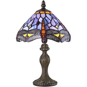 Happy Homewares - Dragonfly Tiffany Lamp - Purple Happy Homewares - Dragonfly Tiffany Lamp - Purple