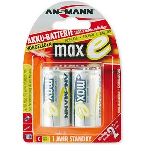 Ansmann 4500mAh maxE C NiMH Batteries - Fast Charging, Eco-Friendly Ansmann 4500mAh maxE C NiMH Batteries - Fast Charging, Eco-Friendly