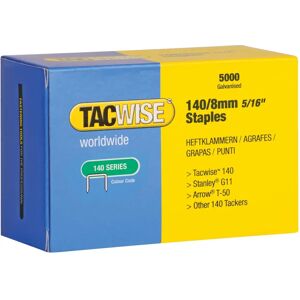 Tacwise 341 140 Serie 8mm Nietjes - Nietjes voor Nietpistool, Gegalvaniseerd Tacwise 341 140 Serie 8mm Nietjes - Nietjes voor Nietpistool, Gegalvaniseerd