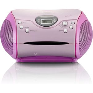 Lenco SCD-24 Radio FM Numérique Rose - Lecteur CD/MP3 - Publicité Lenco SCD-24 Radio FM Numérique Rose - Lecteur CD/MP3 - Publicité