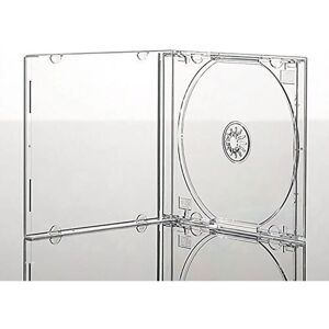 UC Media - 100X - 10.4mm Spine - Orange Tray - CD Jewel Case UC Media - 100X - 10.4mm Spine - Orange Tray - CD Jewel Case