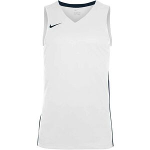 Nike Men’s Dri-FIT Basketball Tank Top - Sport Shirt, Training, White/Blue Nike Men’s Dri-FIT Basketball Tank Top - Sport Shirt, Training, White/Blue